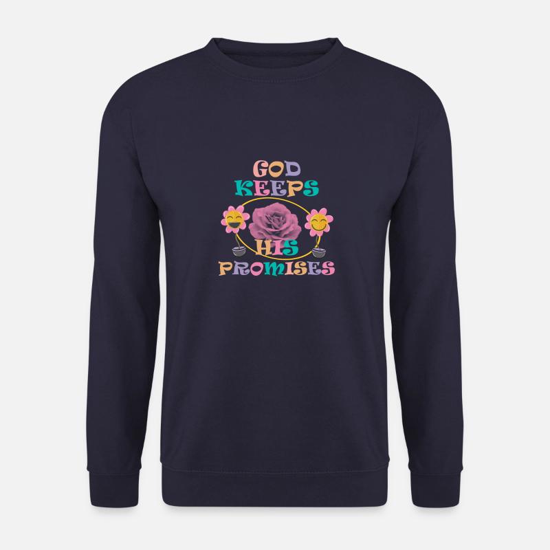 God Keeps His Promises 3 - Unisex Pullover - Navy