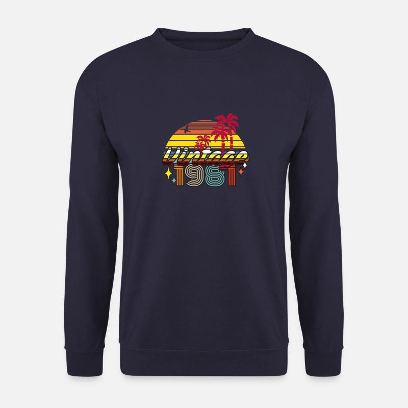 Millésime 1981 - Sweat-shirt Unisexe - marine