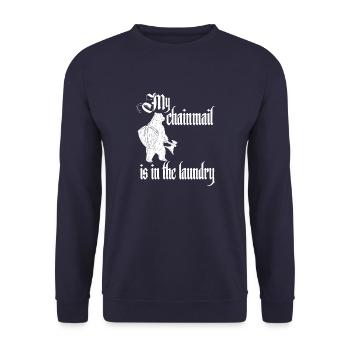 Drôle Buhurt Saying Knight Games Tjost Hema - Sweat-shirt Unisexe - marine - Devant - Alina (178cm) & Michal (187cm)
