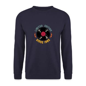 Millésime 1985 - Sweat-shirt Unisexe - marine - Devant - Alina (178cm) & Michal (187cm)