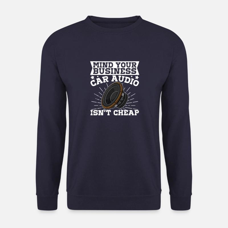 Tontechnik Ingenieur Subwoofer Analog Sound - Unisex Pullover - Navy
