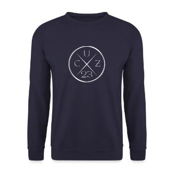 Cute Cousin '23 Best Cuz Ever 2023 Family - Unisex Sweatshirt - navy - Front - Alina (178cm) & Michal (187cm)