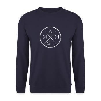 Mam '24 Best Mother Day Ever 2024 Family - Unisex Sweatshirt - navy - Front - Alina (178cm) & Michal (187cm)