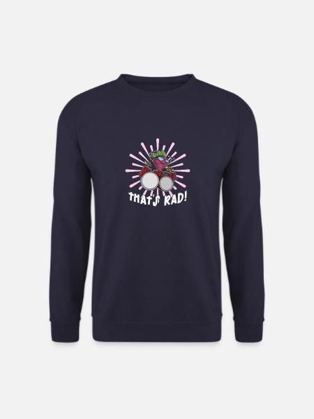 Rettich Schlagzeug Garten Salat Vegan Vegetarisch - Unisex Pullover - Navy