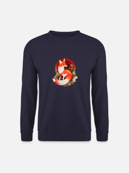 Japanischer Fuchs - Unisex Pullover - Navy