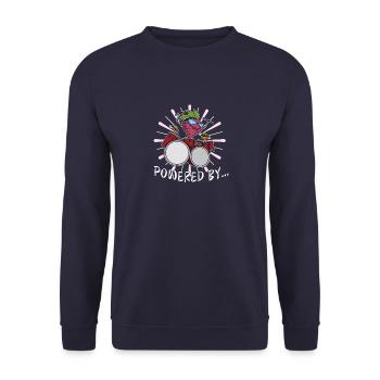 Garten Bio Rettich Vegan Veganer Essen Gesund - Unisex Pullover - Navy - Vorne - Alina (178cm) & Michal (187cm)