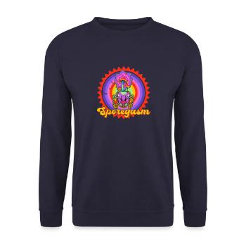 Zombie Mushrooms Ant Biology Student Uni School - Unisex Sweatshirt - navy - Front - Alina (178cm) & Michal (187cm)