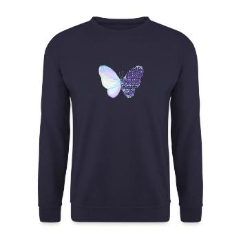 Philipper 4 13 Christliche Bibel Bibel Vers - Unisex Pullover - Navy - Vorne - Alina (178cm) & Michal (187cm)