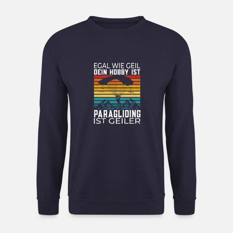 Gleitschirmflieger Paragliding Paragleiter - Unisex Pullover - Navy