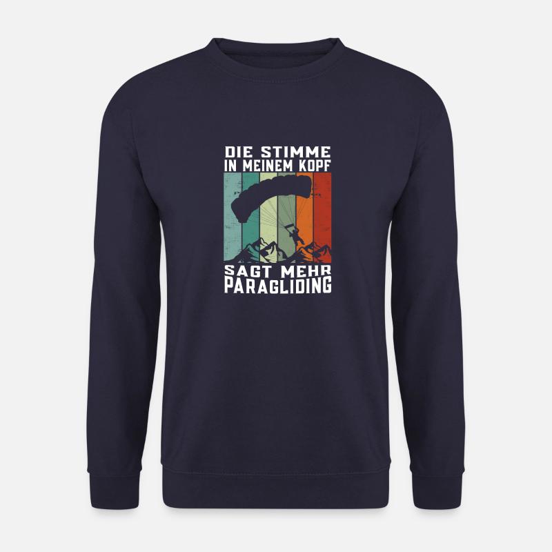 Gleitschirmflieger Paragliding Paragleiter - Unisex Pullover - Navy