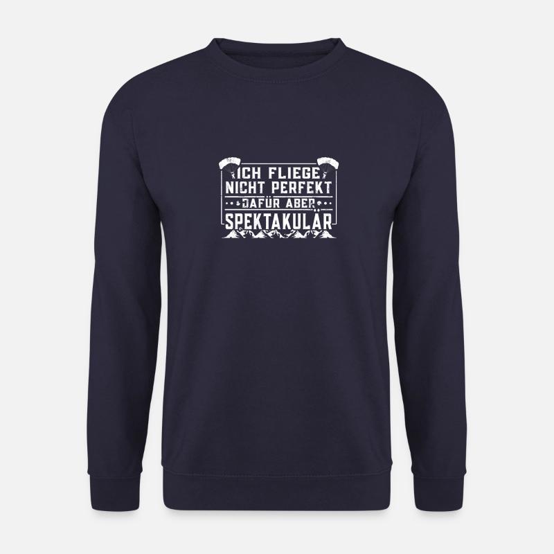 Gleitschirmflieger Paragliding Paragleiter - Unisex Pullover - Navy