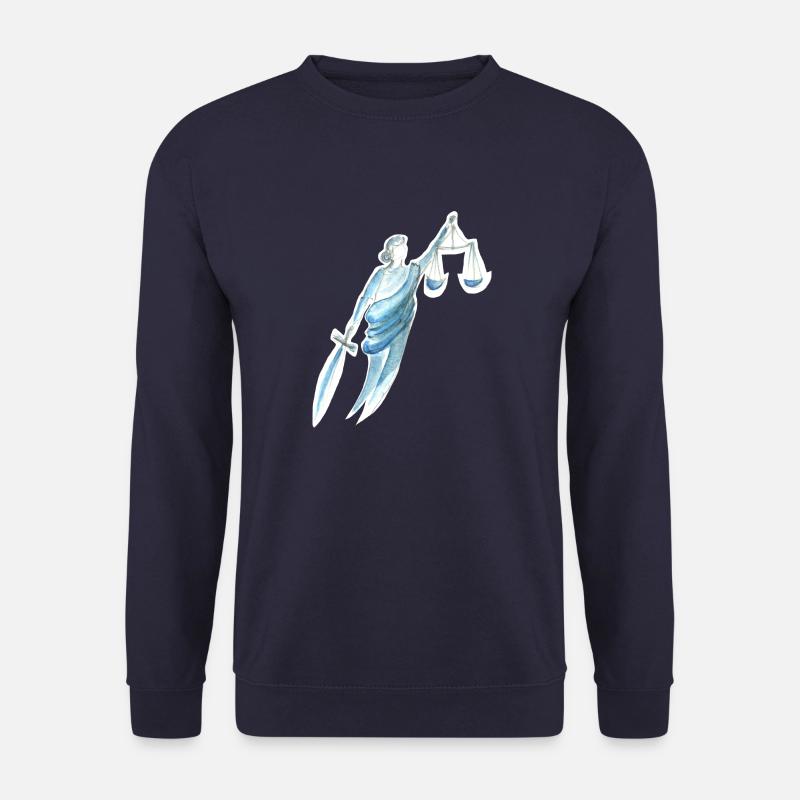 justitica - Unisex Pullover - Navy
