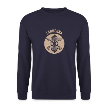 Sardinia Holidays Italia Sardegna Mediterranean - Unisex Sweatshirt - navy - Front - Alina (178cm) & Michal (187cm)