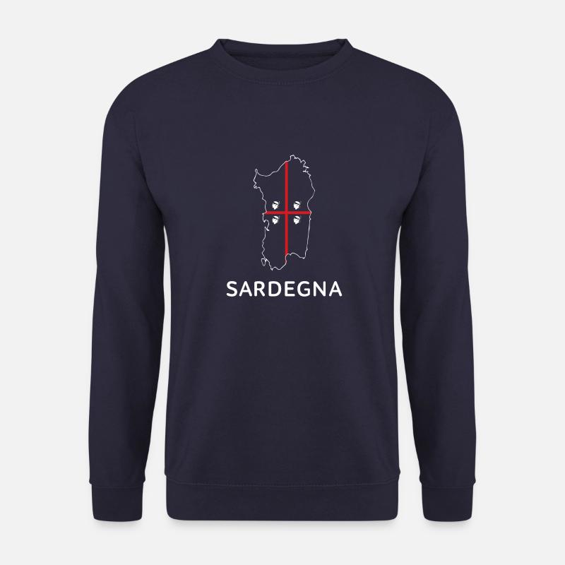 Sardinien Insel Mittelmeer Italien Urlaub - Unisex Pullover - Navy