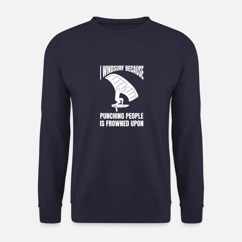 Windsurfing Kitesurfer Windsurfer Kitesurfing - Unisex Pullover - Navy