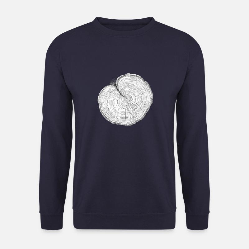 Naturmotiv - Baumscheibe - Unisex Pullover - Navy