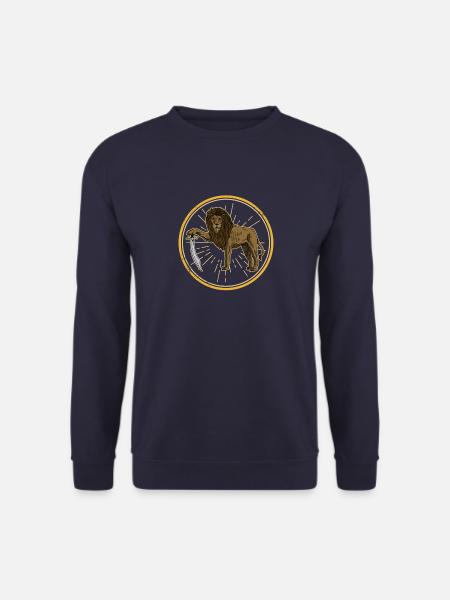 Iran Faravahar Geschichte Persien Sonne Löwe - Unisex Pullover - Navy