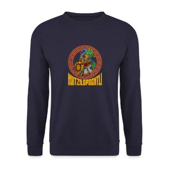 Culture de la divinité aztèque Mexique Mythologie Culture - Sweat-shirt Unisexe - marine - Devant - Alina (178cm) & Michal (187cm)
