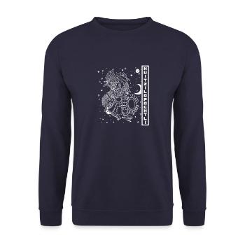 Histoire de la divinité aztèque du Mexique et culture maya - Sweat-shirt Unisexe - marine - Devant - Alina (178cm) & Michal (187cm)