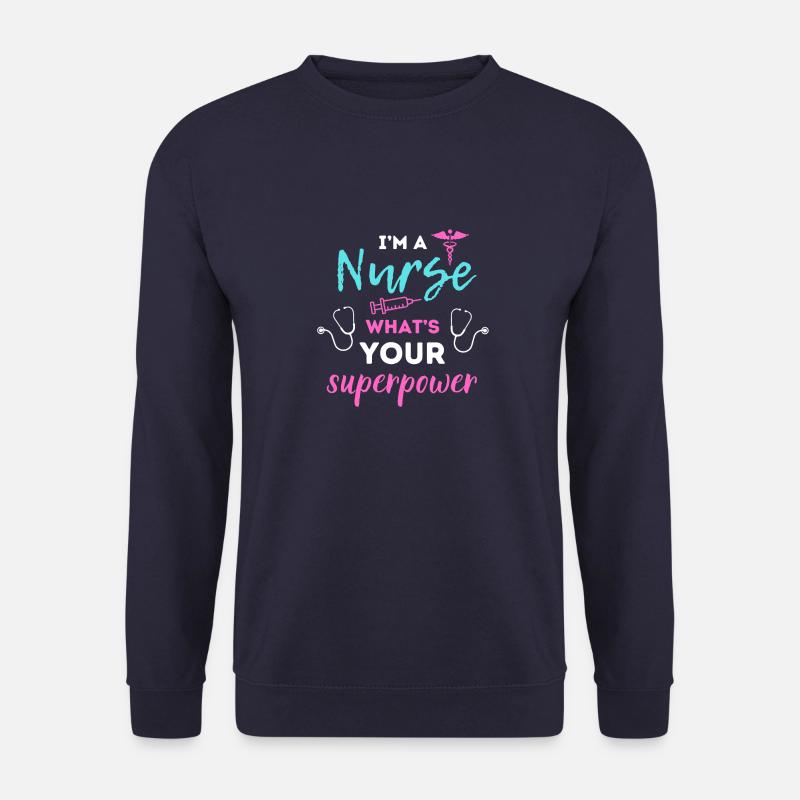 Ich bin Krankenschwester - Unisex Pullover - Navy