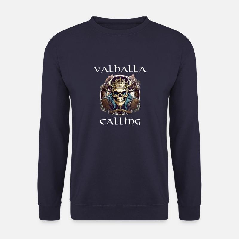 Valhalla full - Unisex Pullover - Navy