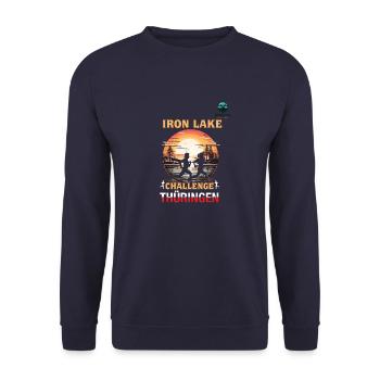 Iron Lake Challenge Thüringen D1 - Unisex Pullover - Navy - Vorne - Alina (178cm) & Michal (187cm)
