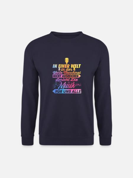 In einer Welt....... - Unisex Pullover - Navy