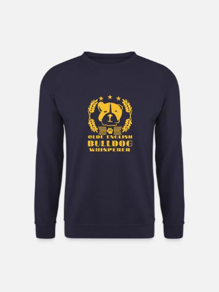 An old English bulldog - Unisex Sweatshirt - navy