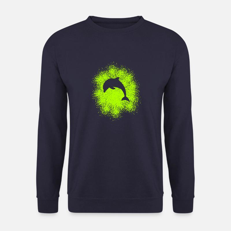 Delphin - Unisex Pullover - Navy