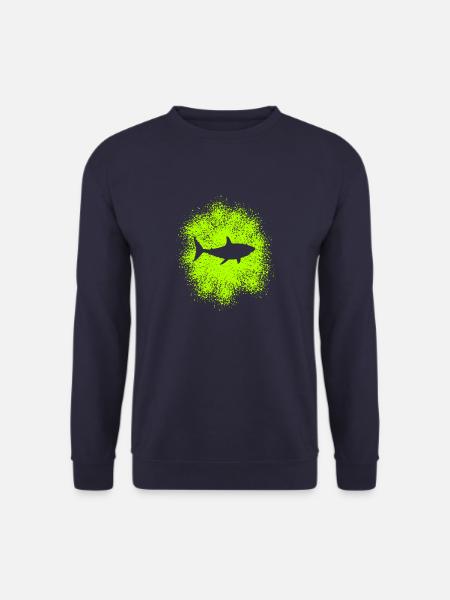 Requin requin dans l’océan - Sweat-shirt Unisexe - marine