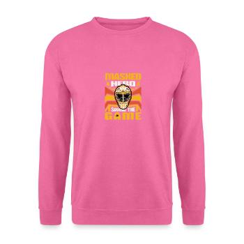 Héros masqué : Hockey salvateur - Sweat-shirt Unisexe - rose - Devant