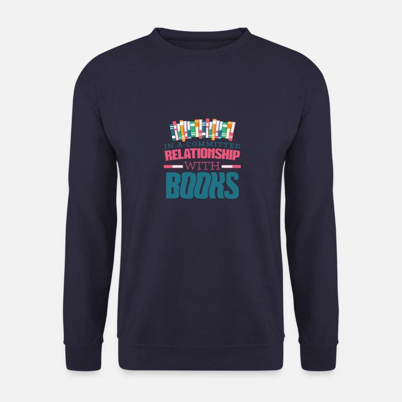 Book Lover's Bond - Unisex Pullover - Navy