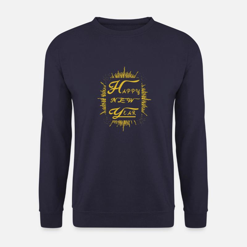 Funkelndes Silvester Fest - Unisex Pullover - Navy