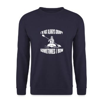 Ruderer Rudersport Rudern Ruderverein Ruderteam - Unisex Pullover - Navy - Vorne - Alina (178cm) & Michal (187cm)