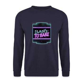 pirate chef pastry chef design sayings cook - Unisex Pullover - Navy - Vorne - Alina (178cm) & Michal (187cm)