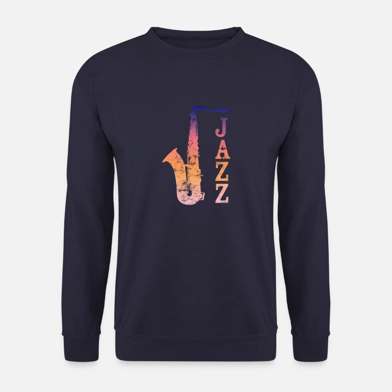 Jazz Musik - Unisex Pullover - Navy