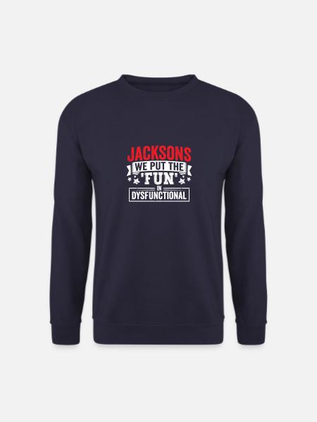 Idée cadeau de l’équipe de la famille Jackson de Jackson - Sweat-shirt Unisexe - marine