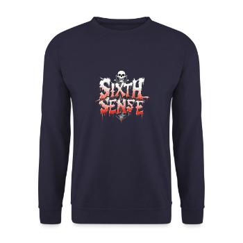 NUMBER DAY - Unisex Sweatshirt - navy - Front - Alina (178cm) & Michal (187cm)