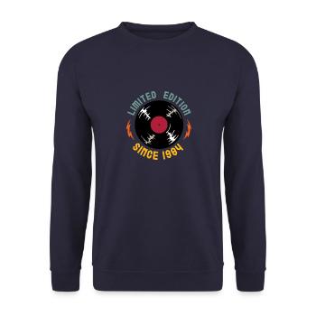 Millésime 1984 - Sweat-shirt Unisexe - marine - Devant - Alina (178cm) & Michal (187cm)