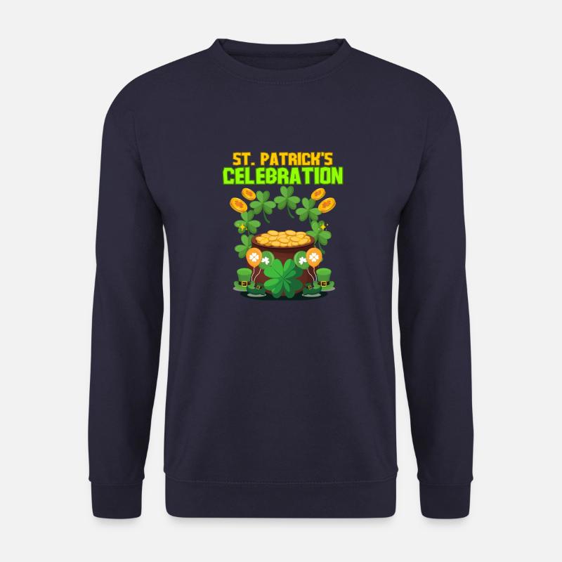 St Patrick's Day - Unisex Sweatshirt - navy
