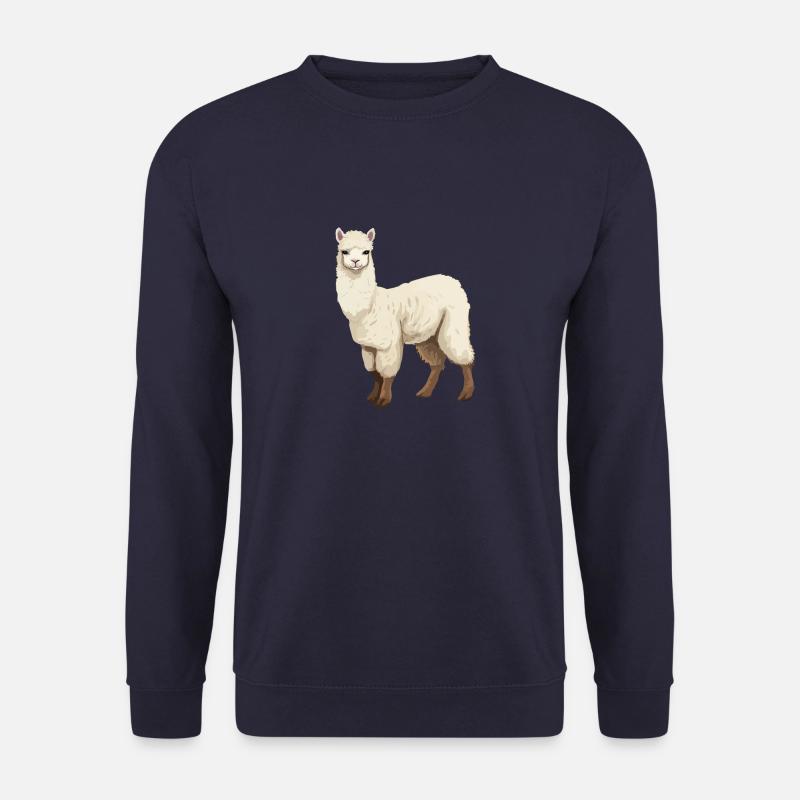 Graphique d’alpaga - Sweat-shirt Unisexe - marine
