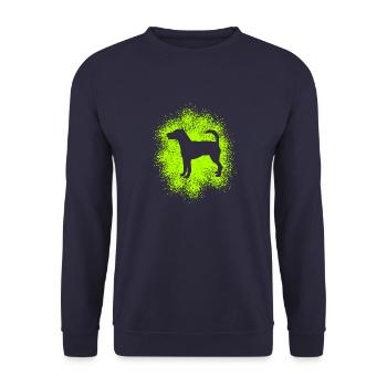 Parson Russell Terrier – Pour les vrais amoureux des chiens - Sweat-shirt Unisexe - marine - Devant - Alina (178cm) & Michal (187cm)