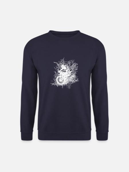 Bikerin Motorrad Geländefahrt Splash Style - Unisex Pullover - Navy