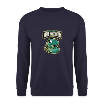 Marine Conservation - Unisex Sweatshirt - navy - Front - Alina (178cm) & Michal (187cm)
