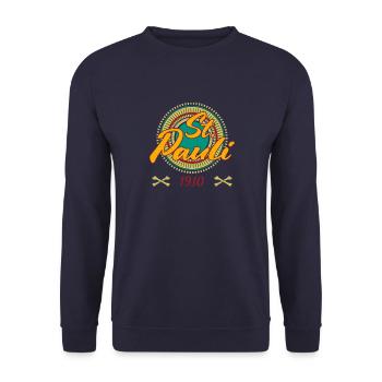 Sankt Pauli Paulianer Hamburg Norden Moin - Unisex Pullover - Navy - Vorne - Alina (178cm) & Michal (187cm)