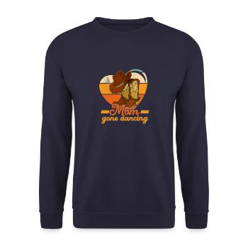 Line Dance Countrymusic Western Tanzen Dancer - Unisex Pullover - Navy - Vorne - Alina (178cm) & Michal (187cm)