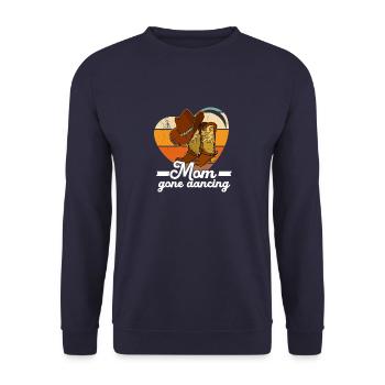Line Dance Countrymusic Western Tanzen Dancer - Unisex Pullover - Navy - Vorne - Alina (178cm) & Michal (187cm)