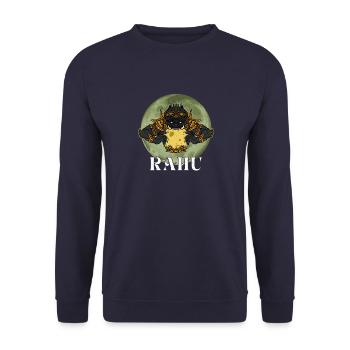 Rahu Kambodscha Khmer Hinduismus Religion - Unisex Pullover - Navy - Vorne - Alina (178cm) & Michal (187cm)