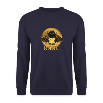 Rahu Kambodscha Khmer Hinduismus Religion - Unisex Pullover - Navy - Vorne - Alina (178cm) & Michal (187cm)