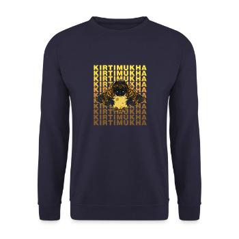 Rahu Angkor Khmer Kambodscha Religion - Unisex Pullover - Navy - Vorne - Alina (178cm) & Michal (187cm)